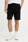 BOSS Green teplákové šortky pánske s bavlnou čierne regular waist 50558970