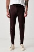 BOSS spodnie dresowe męskie bawełniane brązowe regular waist 50554784