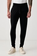 BOSS spodnie dresowe męskie bawełniane czarne regular waist 50554784