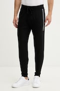 BOSS spodnie dresowe męskie bawełniane czarne regular waist 50554784