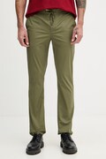 Tommy Hilfiger nohavice pánske s bavlnou zelené MW0MW42340