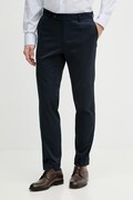 BOSS spodnie męskie bawełniane z elastanem Genius granatowe 50561572