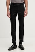 BOSS nohavice chinos pánske Kaiton1 čierne regular waist 50553841