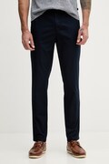 United Colors of Benetton nohavice pánske bavlnené tmavomodré regular waist 4W3LUF05I