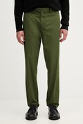 United Colors of Benetton nohavice pánske bavlnené zelené 4W3LUF05I