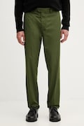 United Colors of Benetton nohavice pánske bavlnené zelené 4W3LUF05I