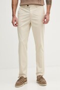 United Colors of Benetton nohavice pánske bavlnené béžové regular waist 4W3LUF05I