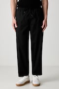 Neighborhood spodnie męskie czarne regular waist 261ZANH.PTM04
