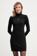 Šaty Calvin Klein Jeans černá barva, mini, přiléhavé, LV047E204G