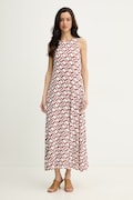 Max Mara Beachwear sukienka z wiskozy biała 2616621069600
