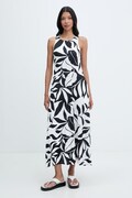 Max Mara Beachwear sukienka z wiskozy biała 2616621069600