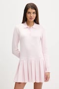Tommy Jeans sukienka kolor różowy mini rozkloszowana DW0DW22464