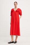 Stine Goya sukienka czerwona gładka SG-SS26-D266-2507