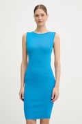Marciano by Guess сукня bodycon з віскозою CONCHA блакитна однотонна G6GK56 Z0665