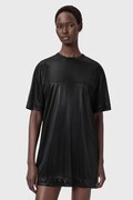 AllSaints sukienka kolor czarny mini oversize W141DD