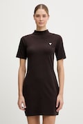 Guess sukienka SONIA kolor brązowy mini prosta V6RK04 J1314