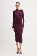 Сукня Guess PRISCILLA колір фіолетовий midi облягаюча W6RK01 Z2YJ2