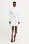 Karl Lagerfeld sukienka kolor biały mini oversize B1W13052