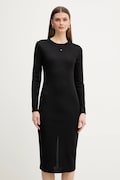 Сукня Armani Exchange колір чорний midi облягаюча XW001834 AF18852