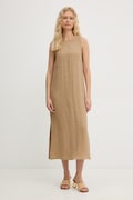 Marella sukienka letnia lniana Emme by Marella beżowa 2615221352200