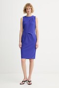 Calvin Klein рокля синя с изчистена шарка LV044F018G
