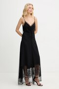 Twinset sukienka kolor czarny maxi dopasowana 261TP2360