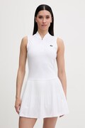 Lacoste sukienka biała gładka EF0151