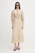Luisa Spagnoli sukienka lniana Provina beżowa 542925