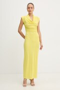 Fracomina sukienka żółta gładka FS26SD3003W62601