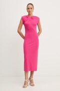 Fracomina sukienka różowa gładka FS26SD2008W62601