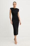 Fracomina sukienka czarna gładka FS26SD2008W62601