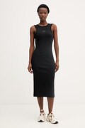 Calvin Klein Jeans sukienka czarna gładka LV047F242G