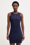 Calvin Klein Jeans sukienka granatowa gładka LV047F235G