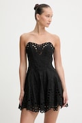 Charo Ruiz Ibiza sukienka Bail kolor czarny mini rozkloszowana 263601