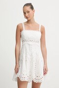 Charo Ruiz Ibiza sukienka Zeph kolor biały mini rozkloszowana 263603