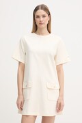 Tommy Hilfiger sukienka beżowa gładka WW0WW48775