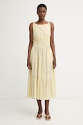 Tommy Hilfiger rochie de vară galbenă WW0WW51052