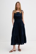 Tommy Hilfiger letné šaty tmavomodré hladké WW0WW51052