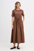OUI sukienka brązowa gładka 97171