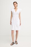 BOSS Orange літня сукня бавовняна C Darico біла 50559093