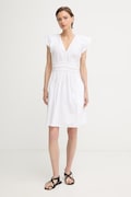 BOSS Orange літня сукня бавовняна C Darico біла 50559093
