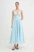 Bardot vestito blu liscio 59963DB3