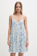 Rip Curl sukienka letnia z wiskozy PARTY PACK niebieska w kwiaty 08UWDR