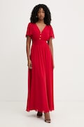 Morgan sukienka czerwona gładka RLUCY