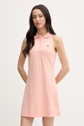 Lacoste letné šaty bavlnené s elastanom ružové EF1452