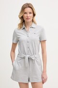 Lacoste Ολόσωμη φόρμα γυναικεία από βαμβάκι με ελαστάν γκρί EF1823