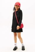 Tommy Hilfiger sukienka dziecięca kolor czarny mini rozkloszowana KG0KG08934