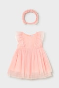 Mayoral sukienka dziecięca kolor różowy mini rozkloszowana 1905