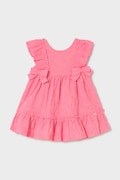 Mayoral sukienka bawełniana dziecięca kolor różowy mini rozkloszowana 1915