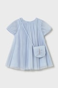 Mayoral sukienka dziecięca kolor niebieski mini rozkloszowana 1917